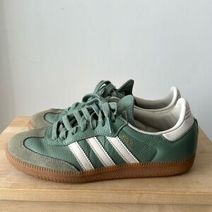 Sage Green Womens Adidas Samba